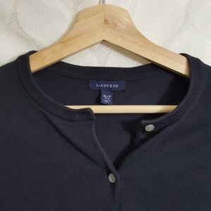 Lands' End Sweaters - Lands' End Navy Cardigan Lands' End Sweaters - Lands' End Navy Cardigan