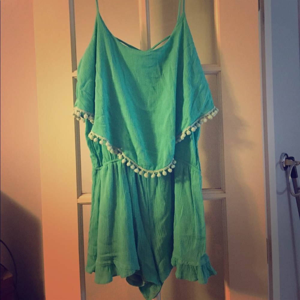 Teal romper (L)