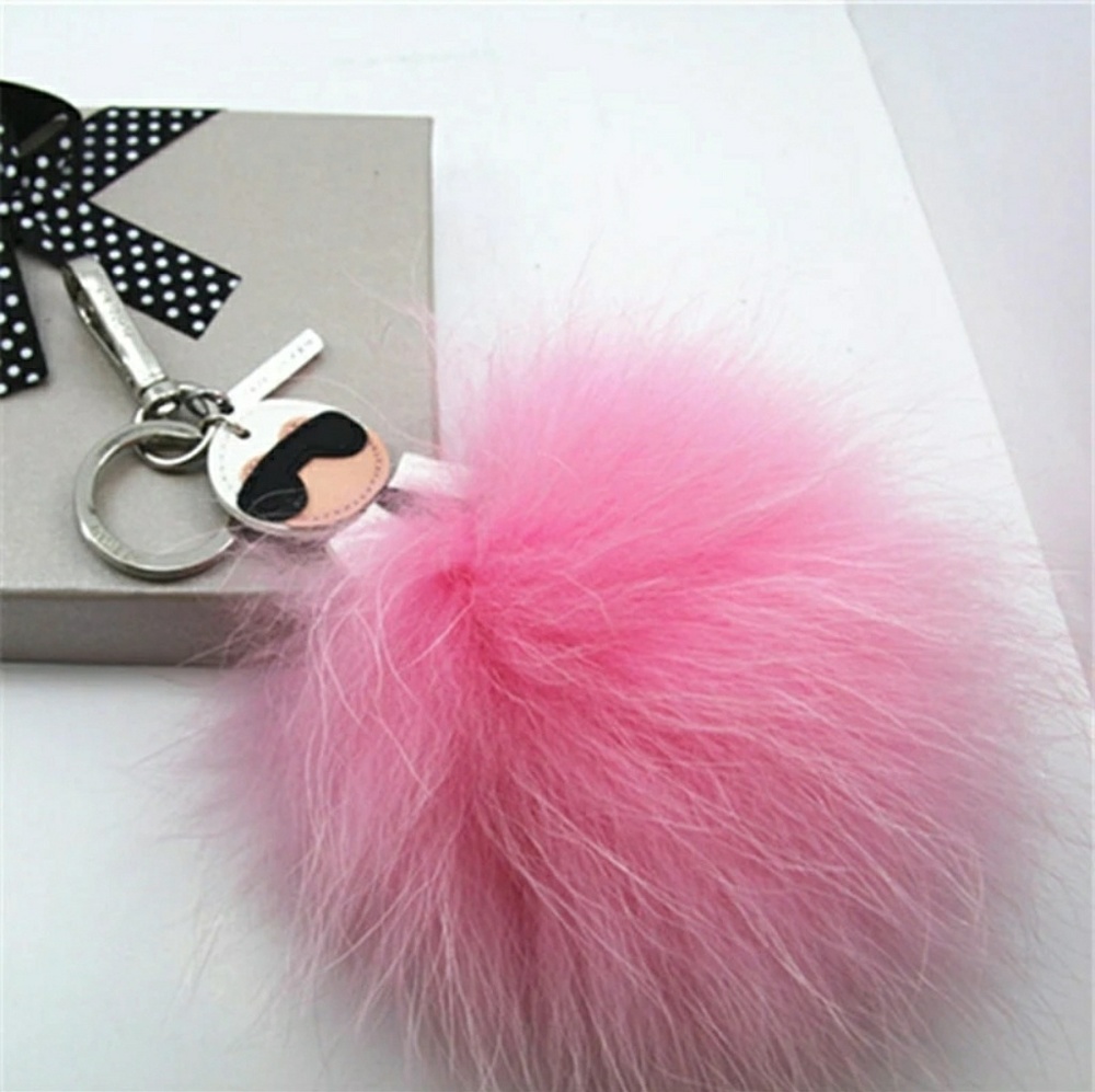 🆕️COMING SOON!Genuine Fox Fur Key Chain Bag Charm