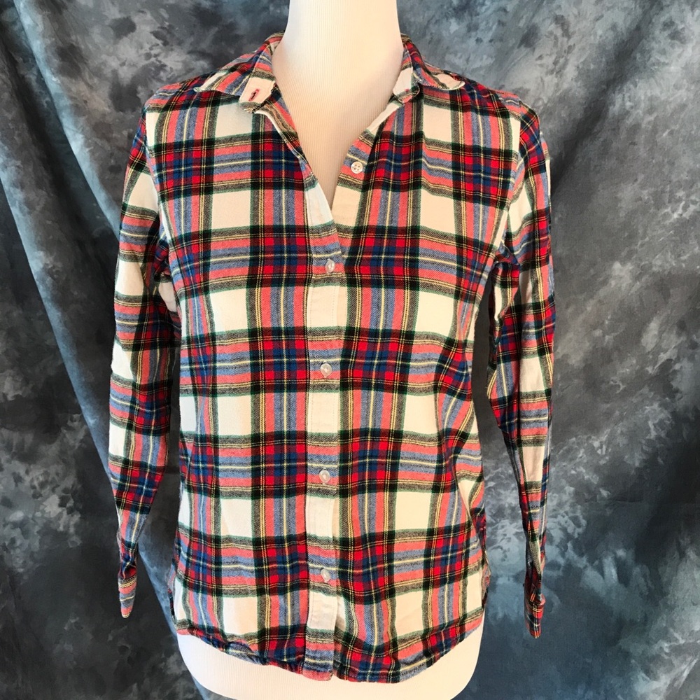 ❌SOLD❌ - Lands End flannel shirt, Kids 16 - Picture 4 of 8