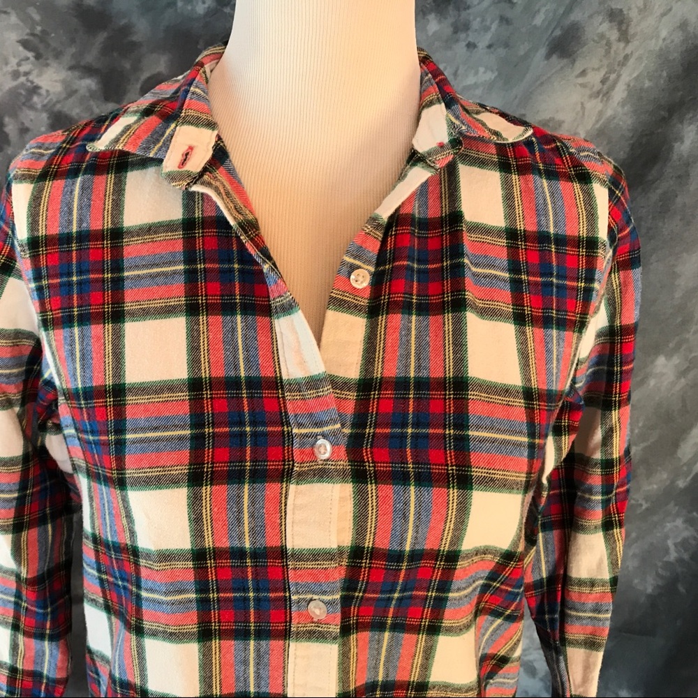 ❌SOLD❌ - Lands End flannel shirt, Kids 16 - Picture 5 of 8