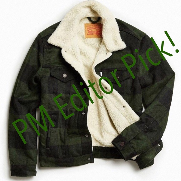 levis sherpa jacket urban outfitters