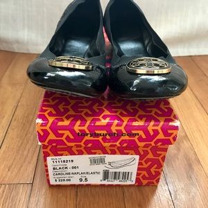 Tory Burch 'Caroline' flats, size 9.5, like new