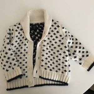 Gap Shawl Collar Sweater 6-12mo