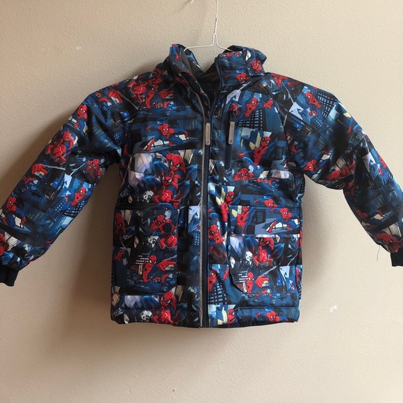 h&m spiderman jacket