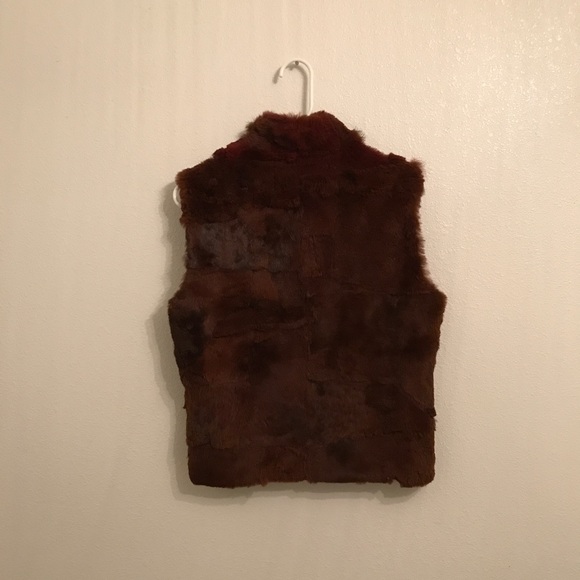 Bomb Boogie The Leather Company Soft Fur Vest Sz L - Picture 2 of 4