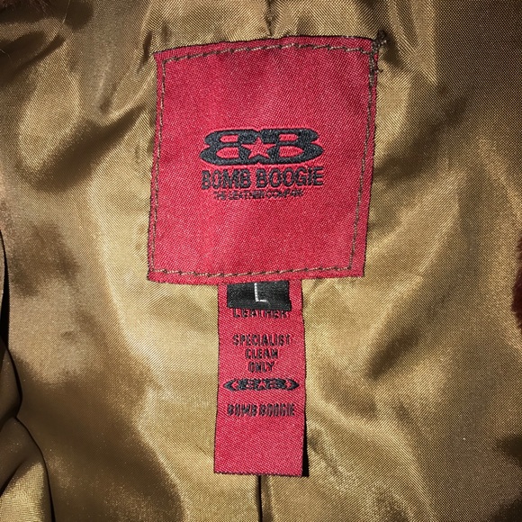 Bomb Boogie The Leather Company Soft Fur Vest Sz L - Picture 3 of 4