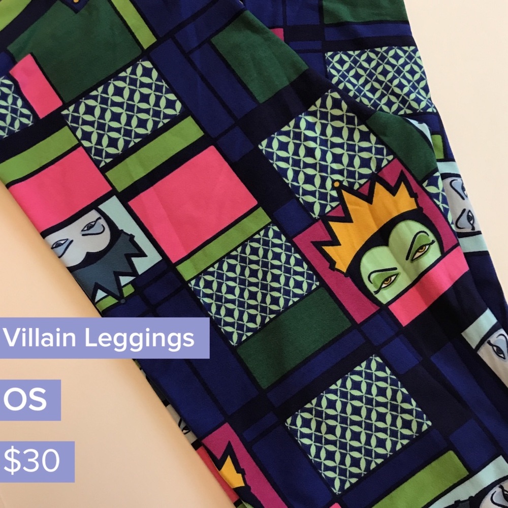 LulaRoe Disney OS Villain Leggings Evil queen