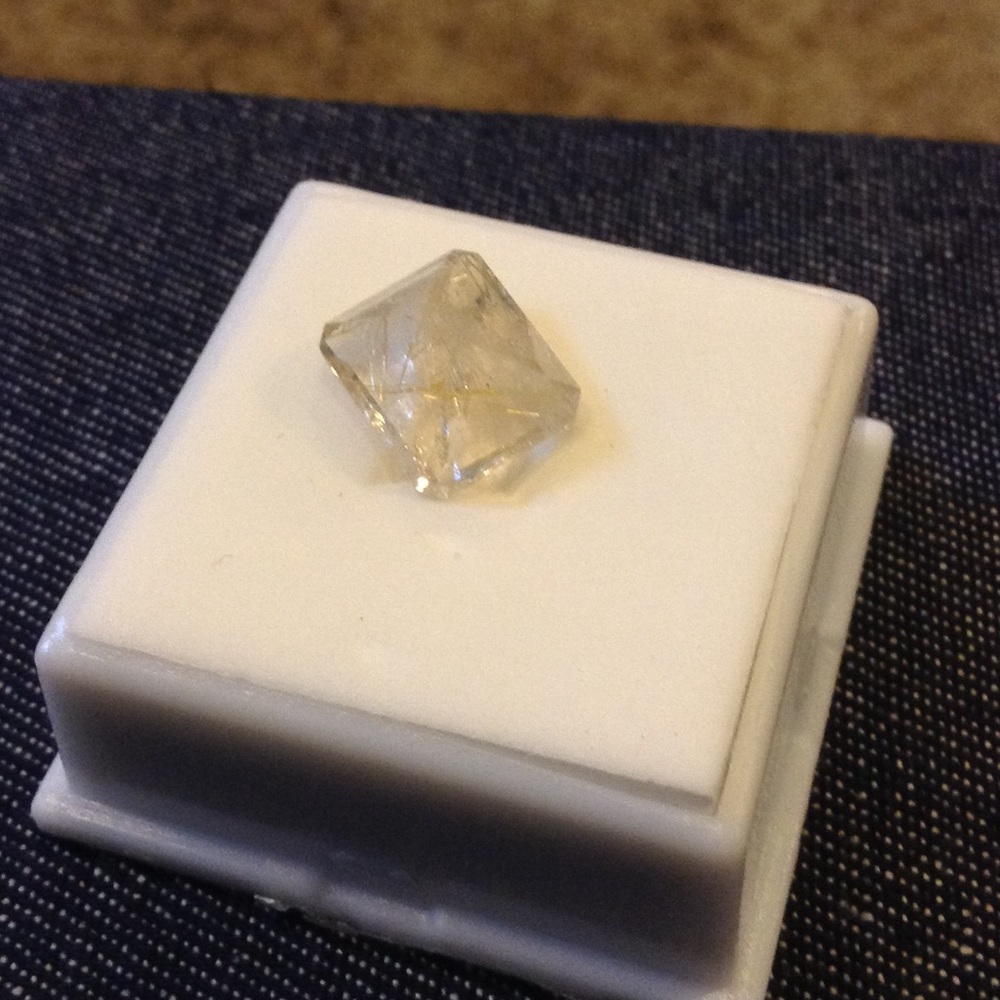 Rutilated Quartz ( Other Cuts Available) - Picture 3 of 3