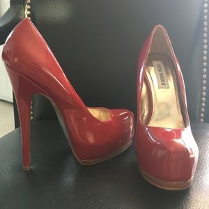 Red Steve Madden heels
