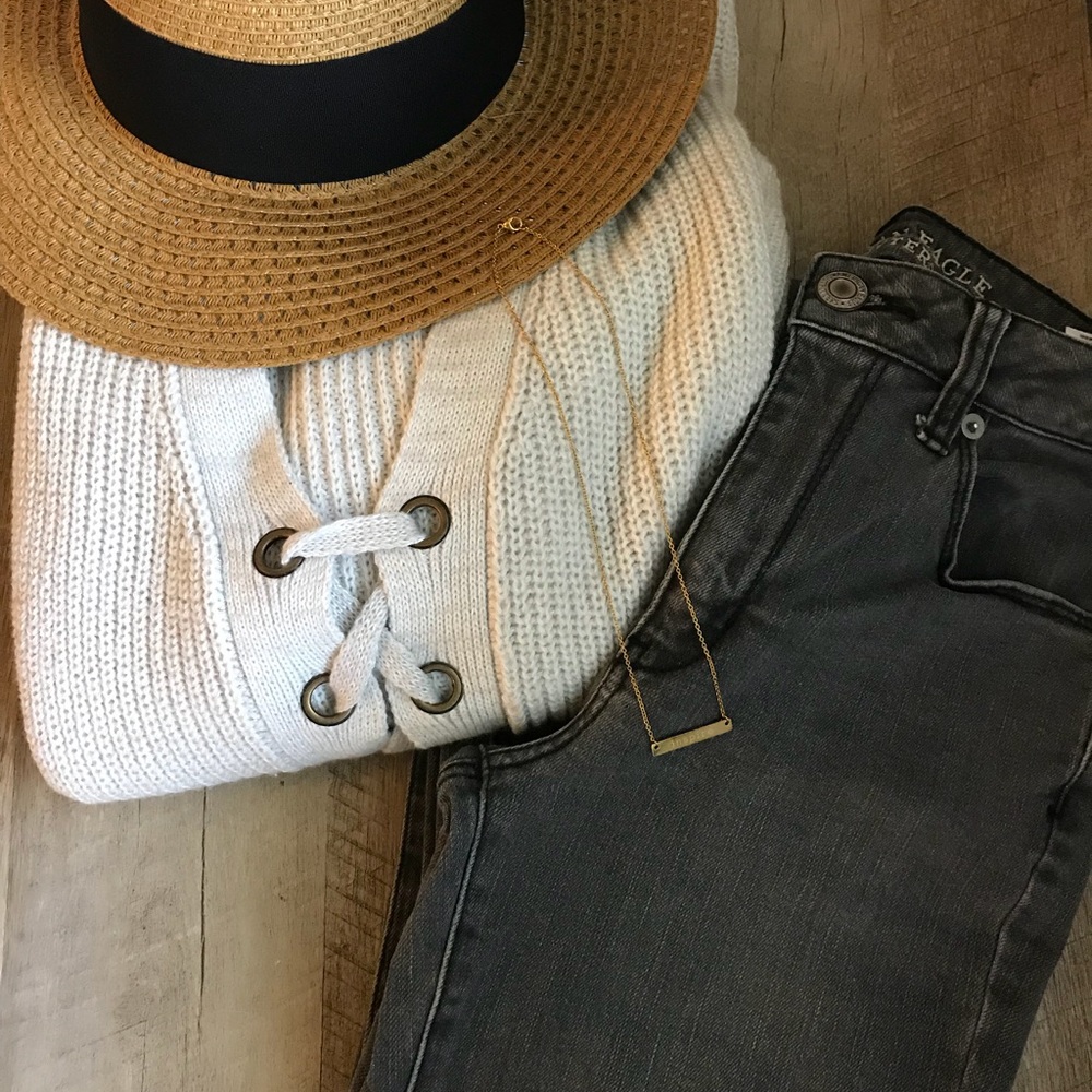 American Eagle super skinny dark grey jeans