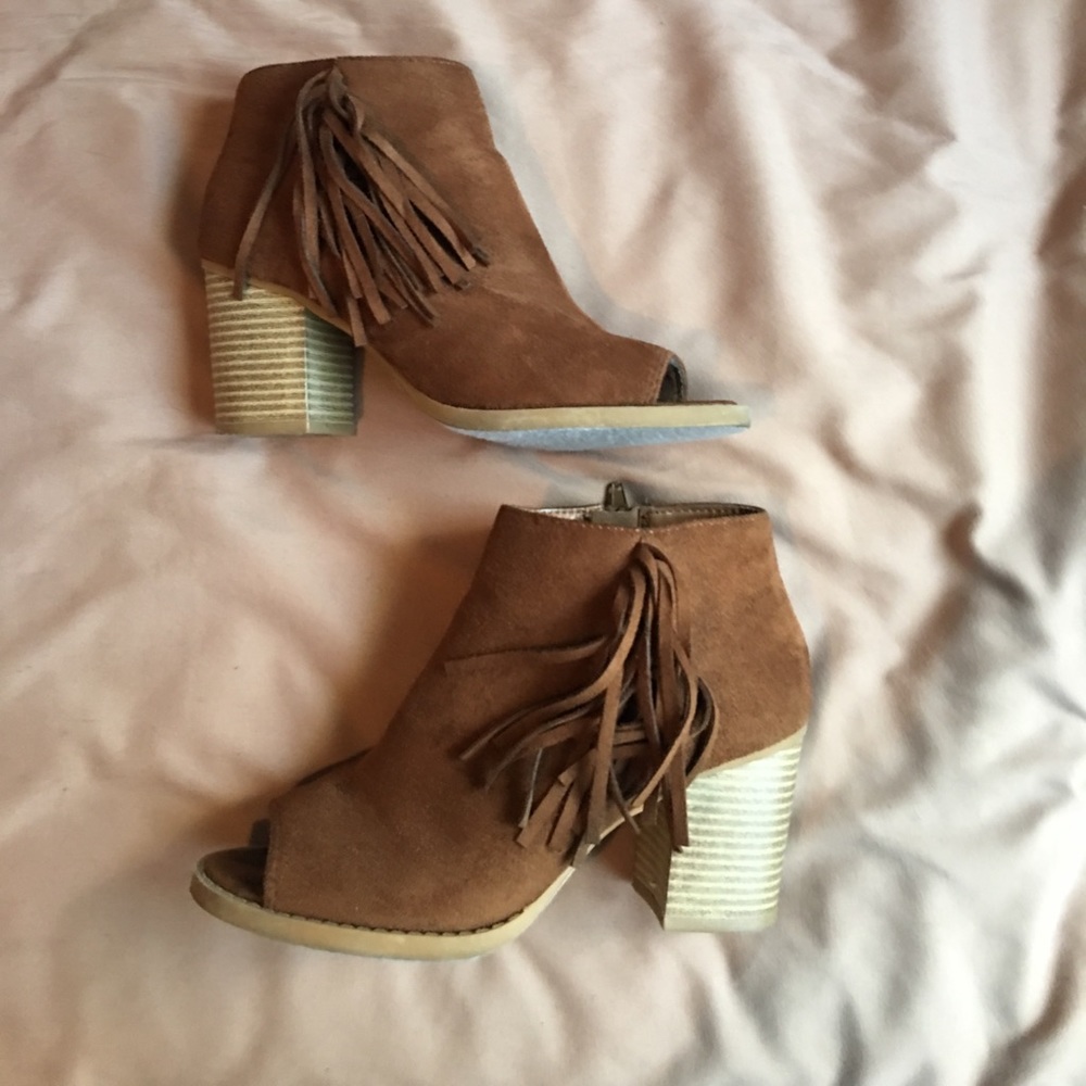 Fringe Ankle Booties