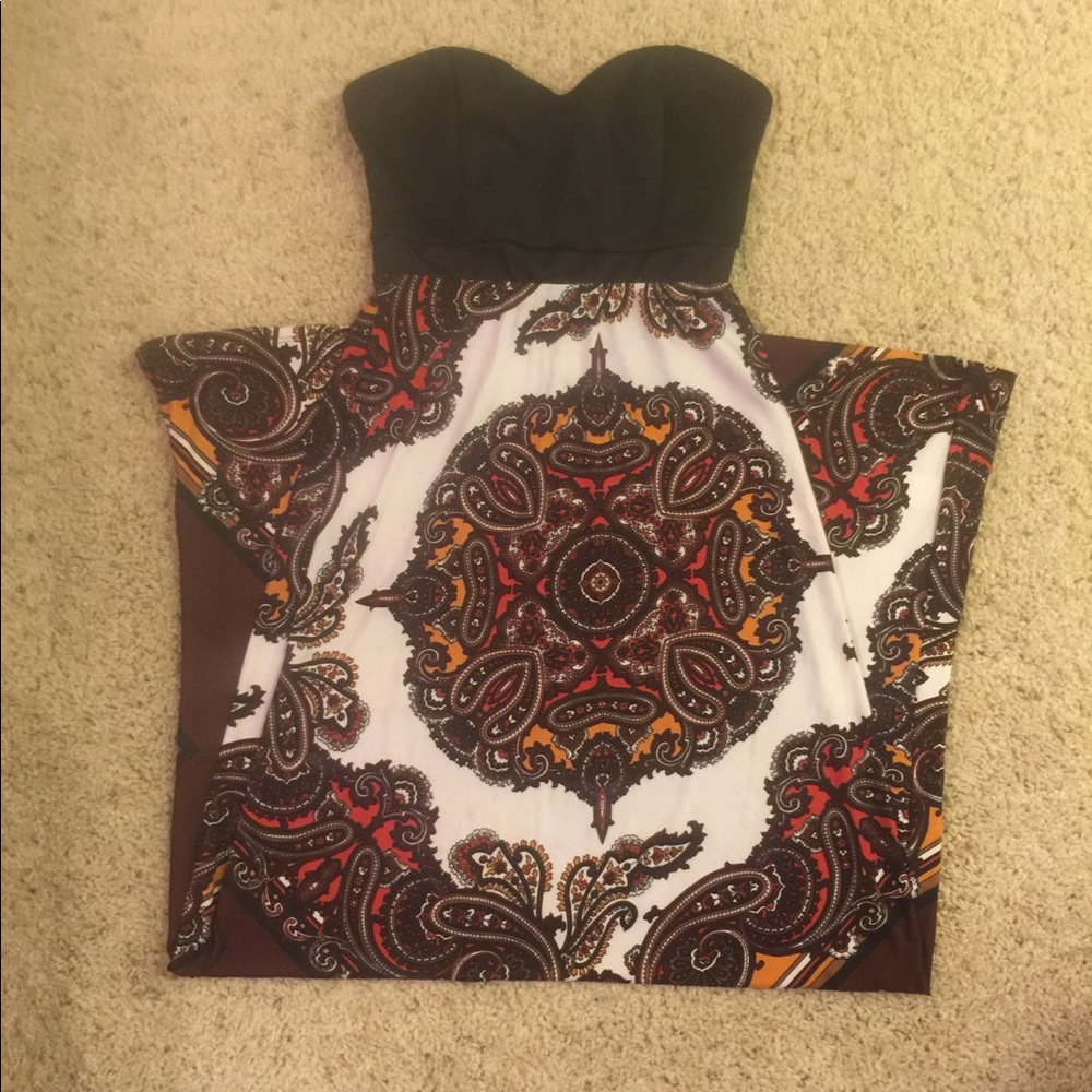 Charlotte Russe Strapless Maxi Dress