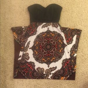 Charlotte Russe Strapless Maxi Dress