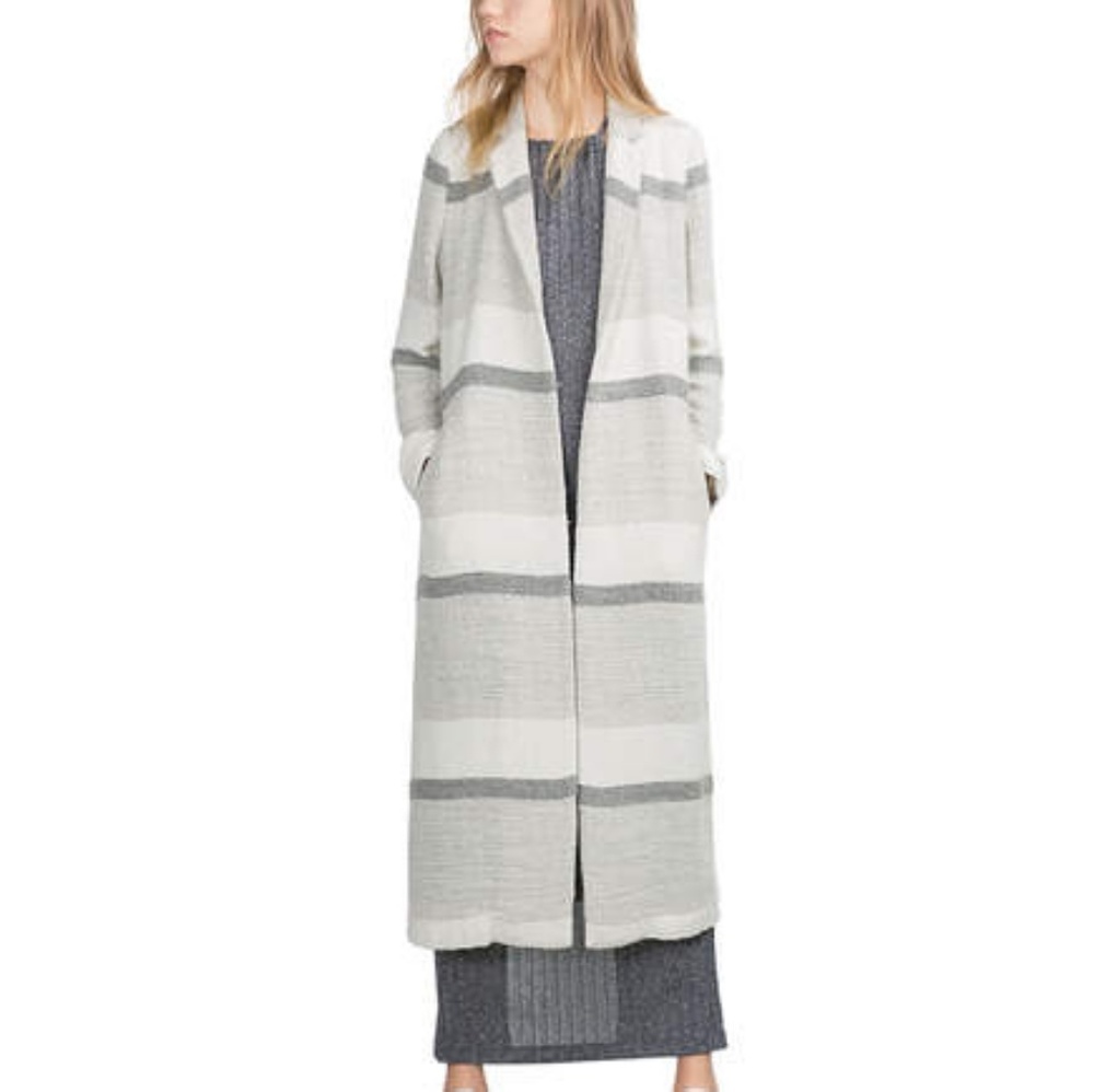 New with Tag Zara Striped Coat