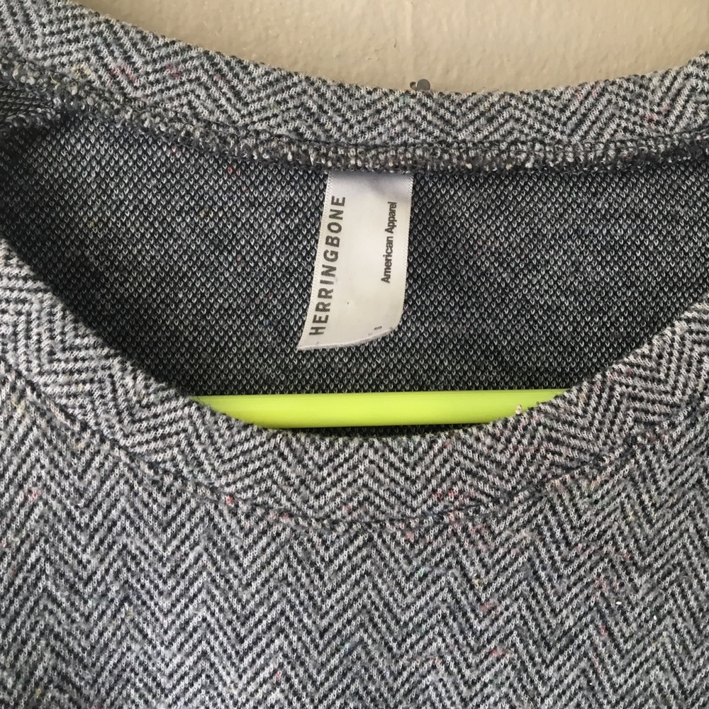 American Apparel herringbone cotton sweater