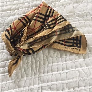 Burberry silk scarf