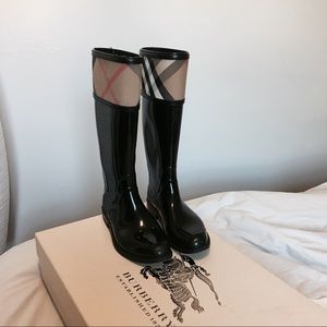 Burberry House Check Rainboots