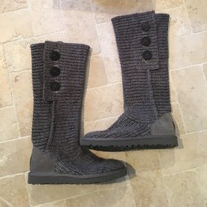 Grey Ugg Cardy boots