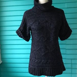 Kenzie Pretty, cable knit, turtleneck tunic