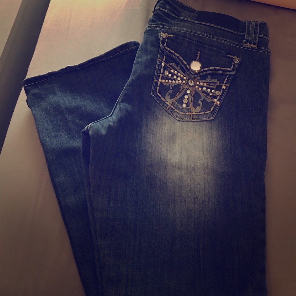 Great condition drycleaned 21black jeans!!