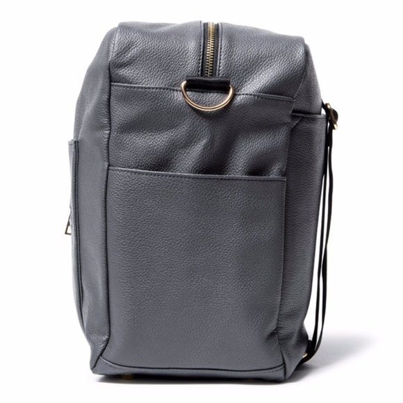 Little Fox Diaper Bag Backpack | Stone Grey - Picture 2 of 6