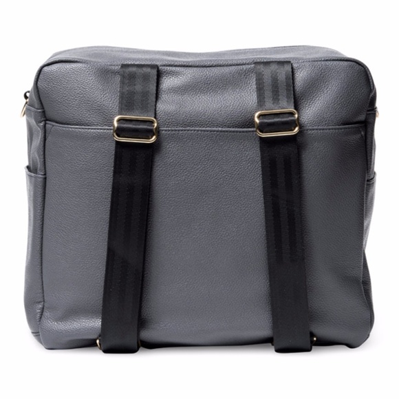 Little Fox Diaper Bag Backpack | Stone Grey - Picture 3 of 6
