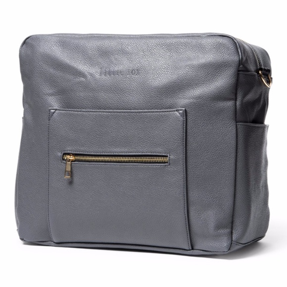 Little Fox Diaper Bag Backpack | Stone Grey - Picture 5 of 6