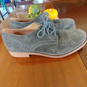 NWOT G.H Bass Suede Grey Oxford loafers 8.5