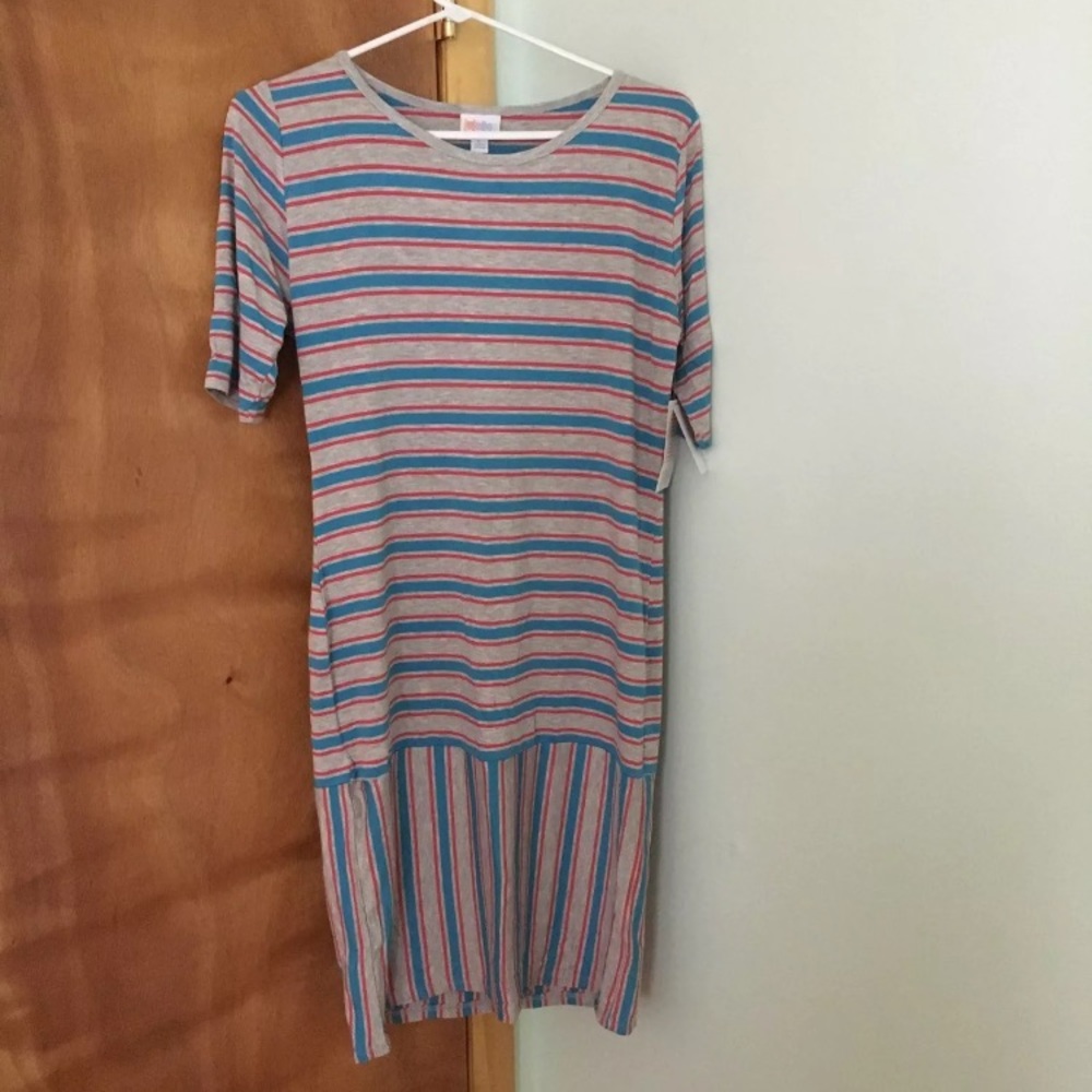 Woman's Dress Knee Length Work Lularoe Julia Large