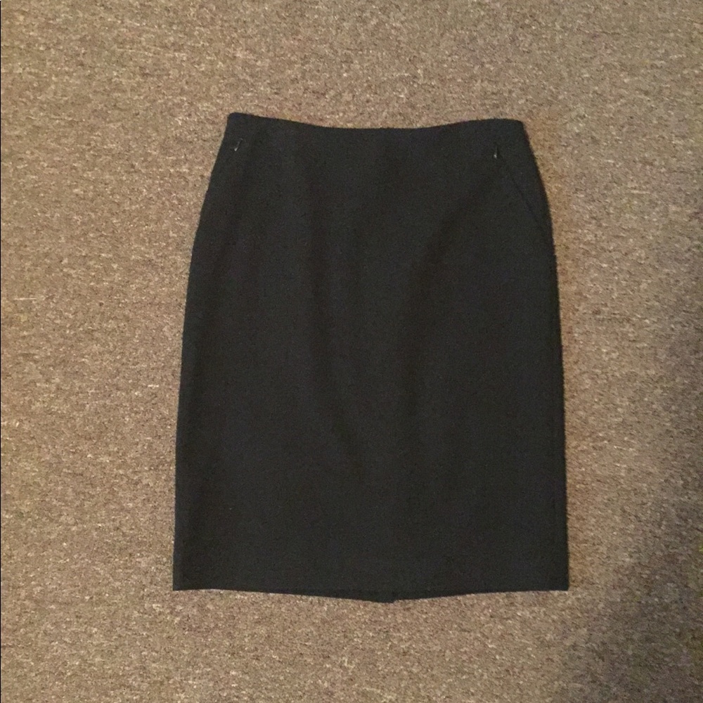 Worth black pencil skirt
