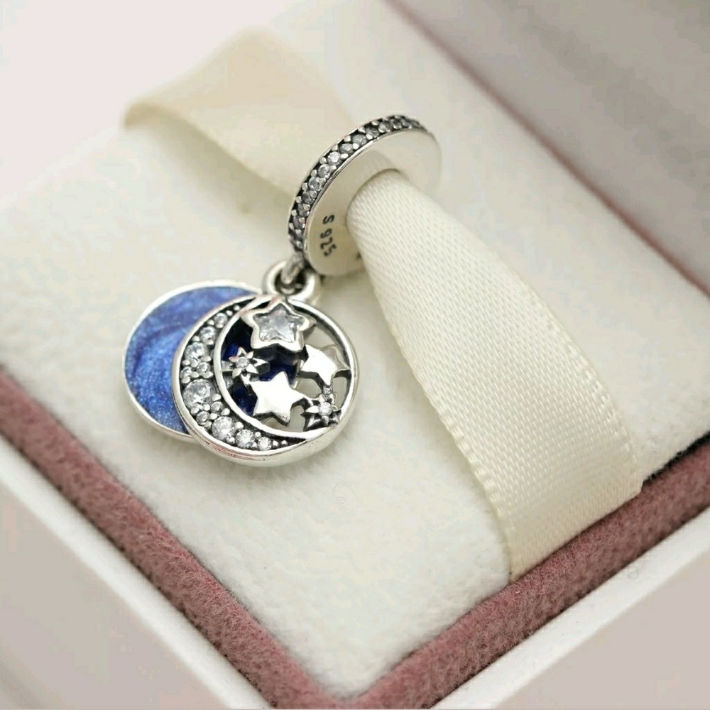Pandora Vintage Night Sky Dangle Charm