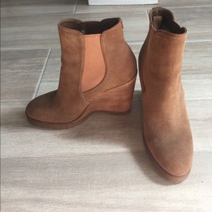 Michael Kor’s Brown Leather Ankle boots