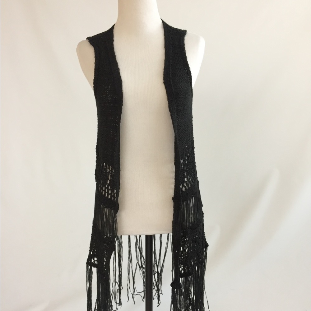 Steve Madden fringe vest
