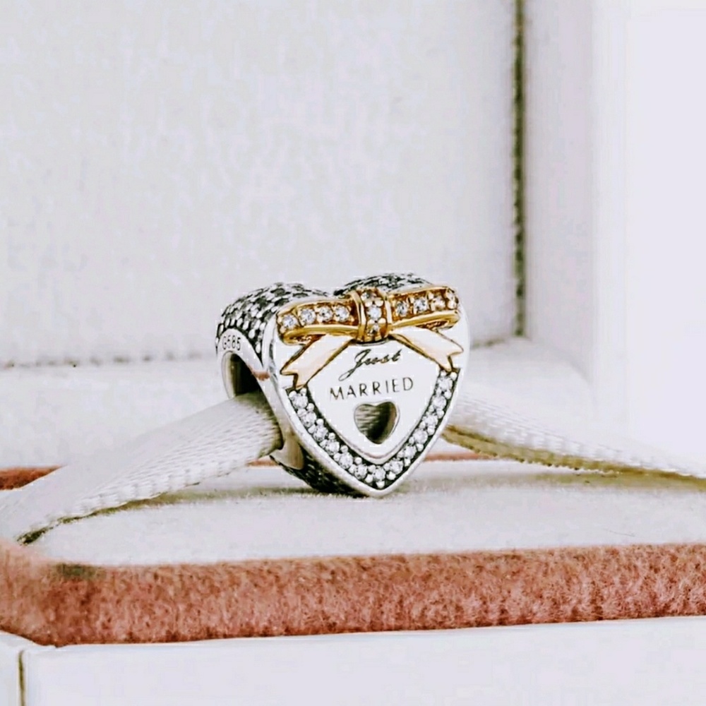 Pandora Wedding Day Heart Charm