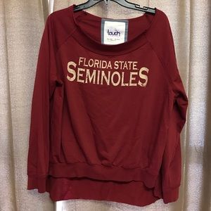 FSU hi lo sweat shirt