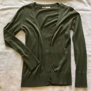 Green Cardigan