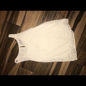 Loft lace tank top