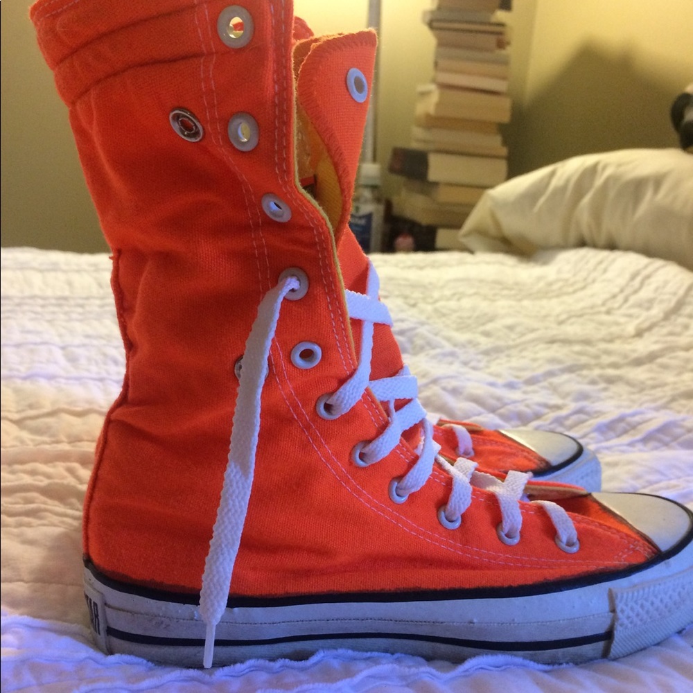 Vintage orange Hightower converse