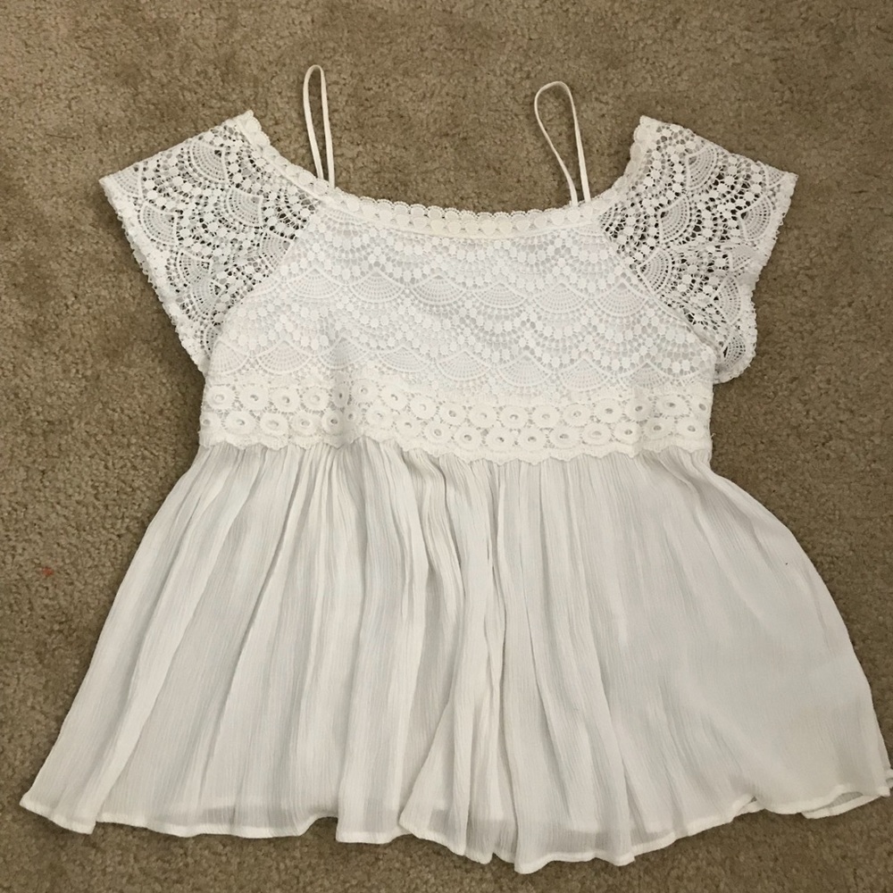 Altar’d state cold shoulder top