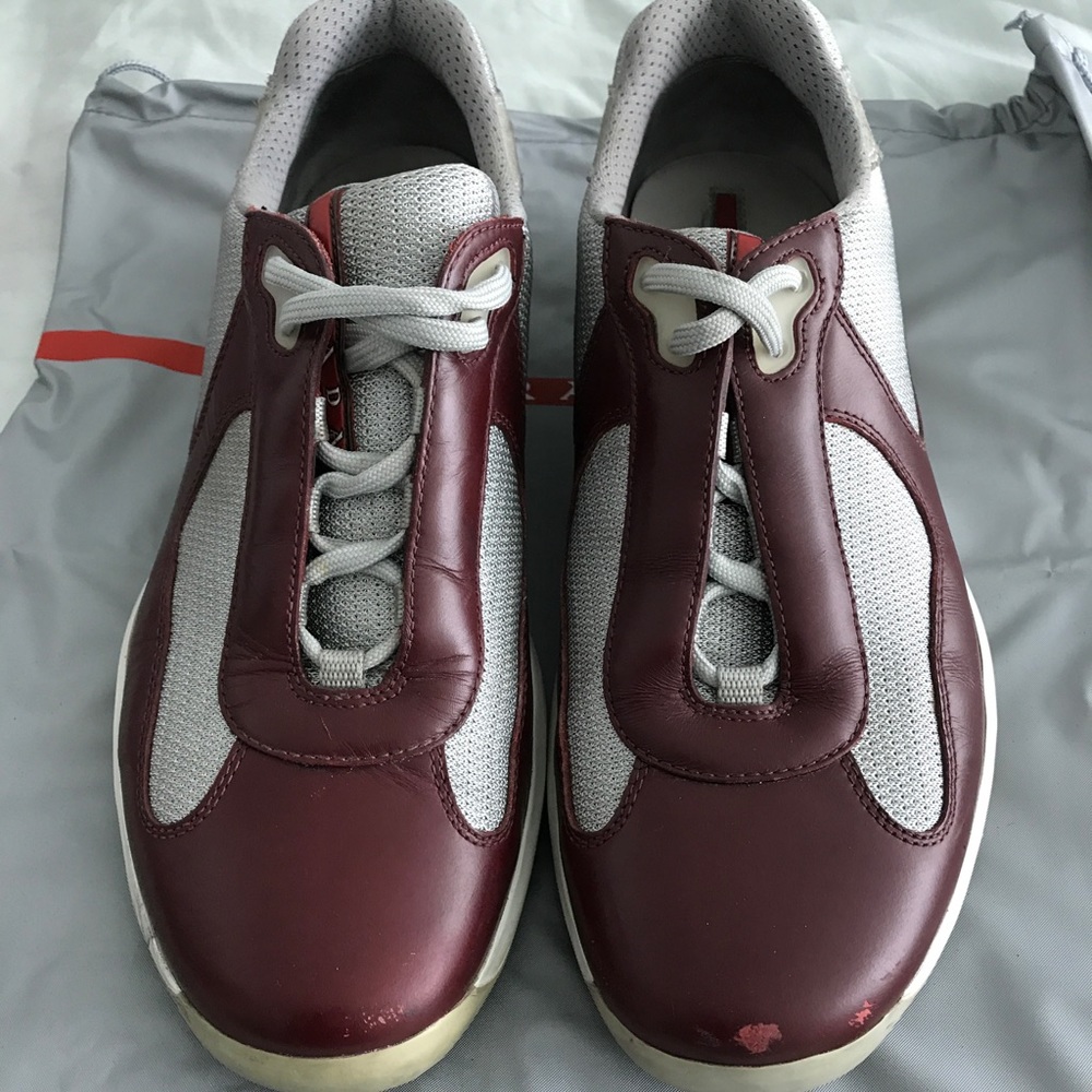 Men's Burgundy Prada 9.5 used