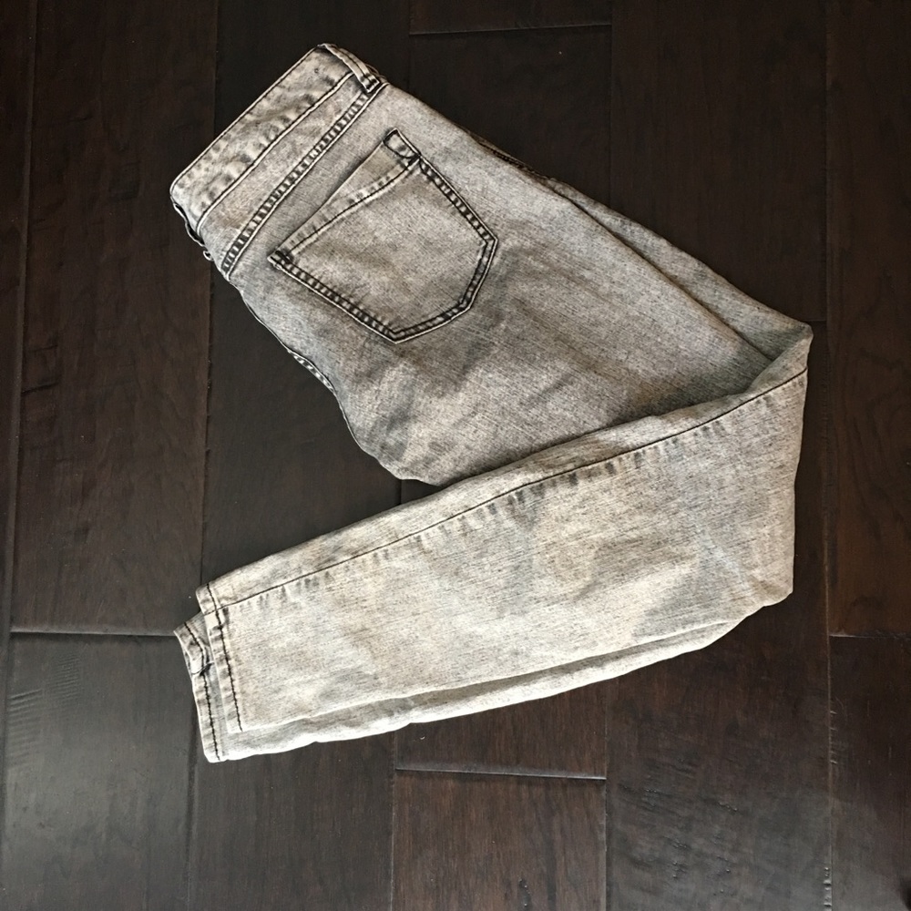 Express Zelda Acid Wash Jean Leggings