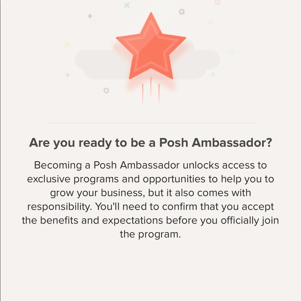 I’m a Posh Ambassador! (Suggested User) 🎉🎉