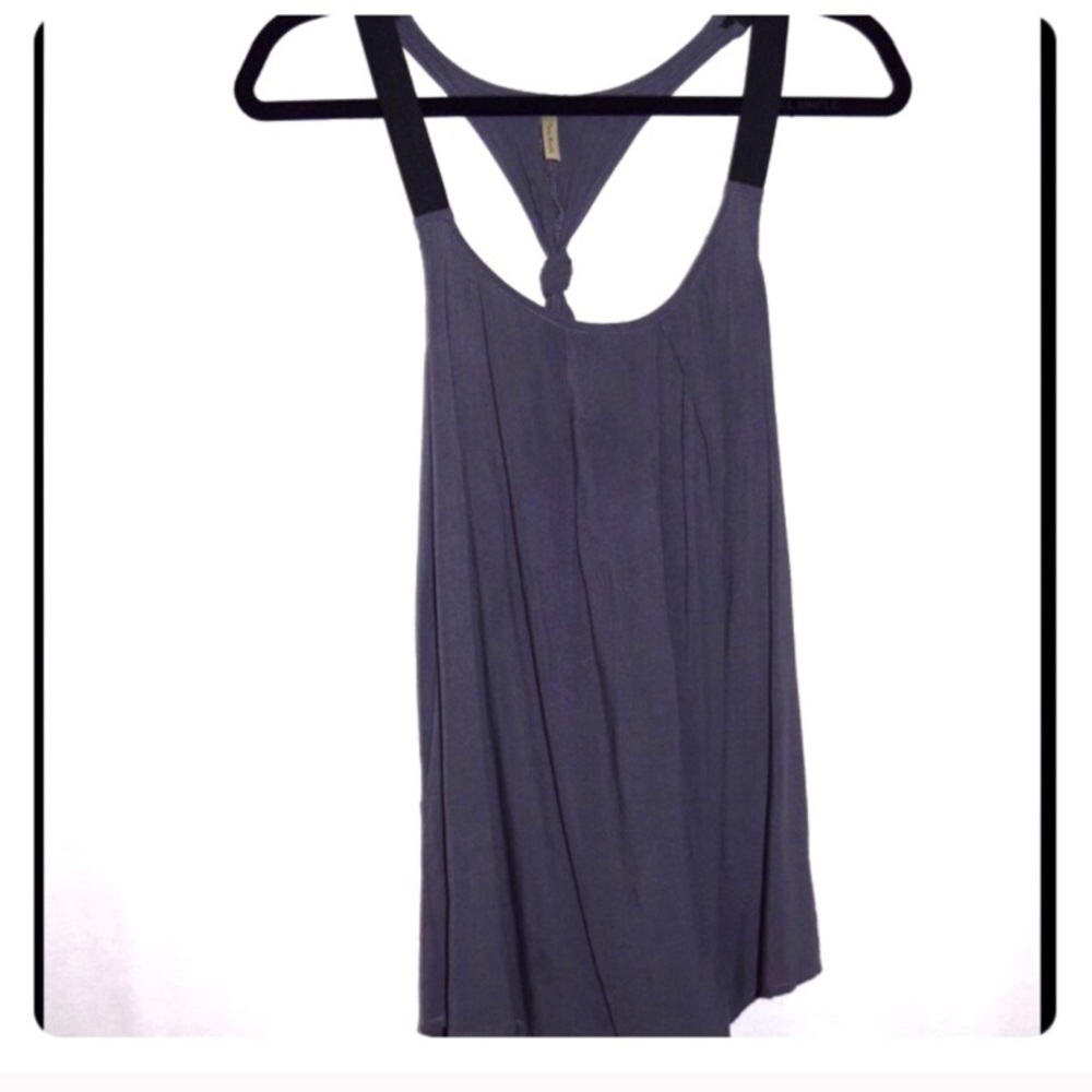 Grey flirty tank