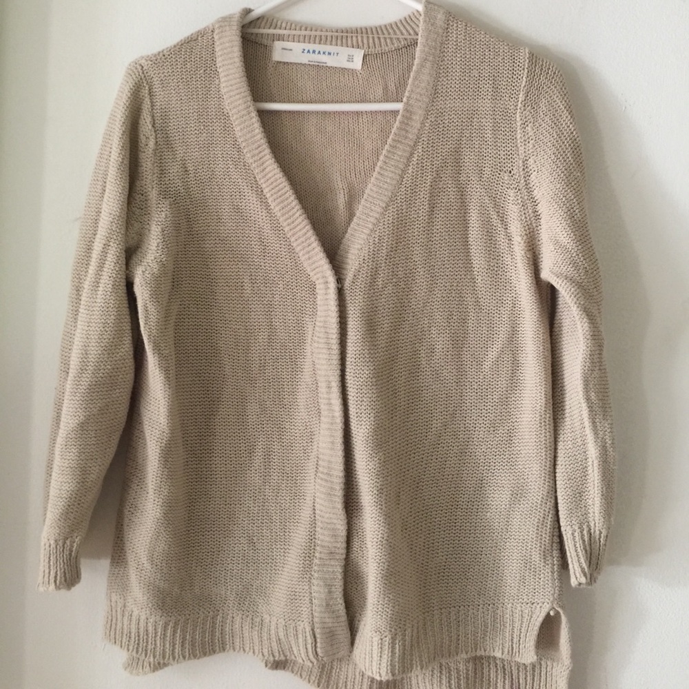 Knitted button down cardigan