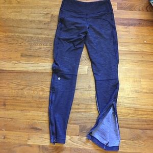 Lululemon zip leg tights