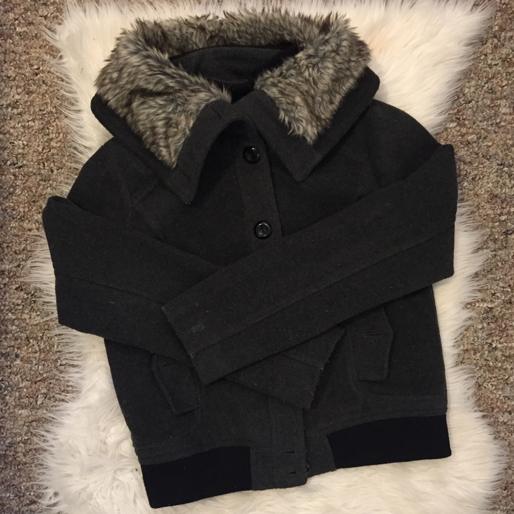 Jacket with Faux Fur