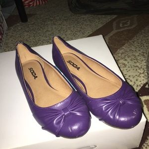 Purple flats 7.5