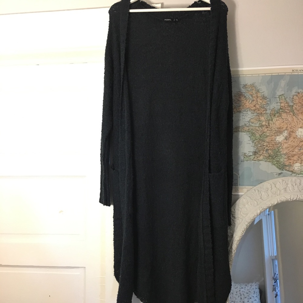 SAKS OFF FIFTH Soulmate long blue cardigan