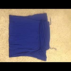Willi Smith Blue Maxi Skirt